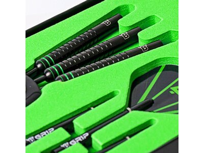 BULLS Dartpfeil BULL'S Luc Peters Steel Dart Schwarz