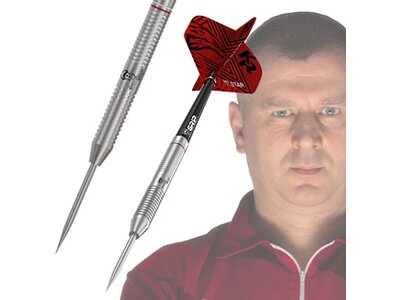 BULL'S Dartpfeil Krzysztof Ratajski Scoremaster Steel Dart Pink