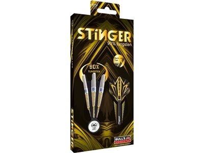 BULL'S Dartpfeil Stinger Steel Dart Schwarz