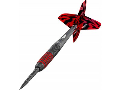 BULL'S Dartpfeil Magma Steel Dart Grau