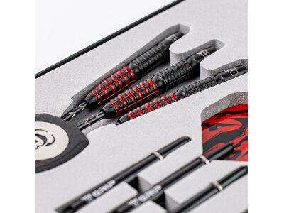 BULL'S Dartpfeil Magma Steel Dart Grau