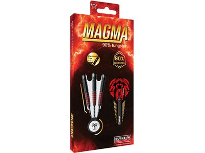 BULL'S Dartpfeil Magma Steel Dart Grau