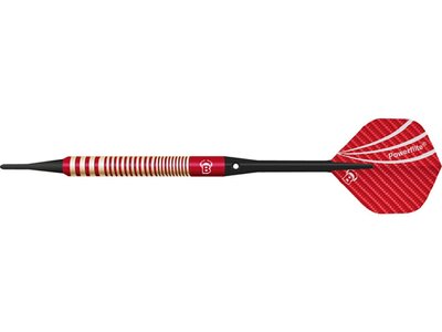 BULL'S Dartpfeil Metis Soft Dart Schwarz