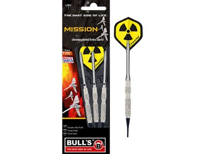 BULL'S Dartpfeil Mission Soft Dart Silber