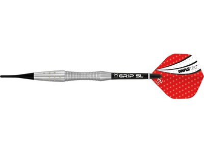 BULL'S Dartpfeil Sirius Soft Dart Silber