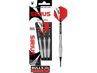 BULL'S Dartpfeil Sirius Soft Dart Silber