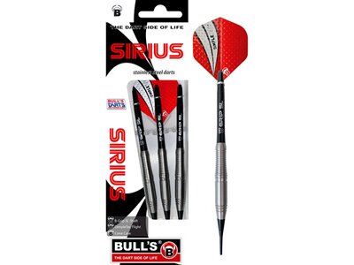 BULL'S Dartpfeil Sirius Soft Dart Silber