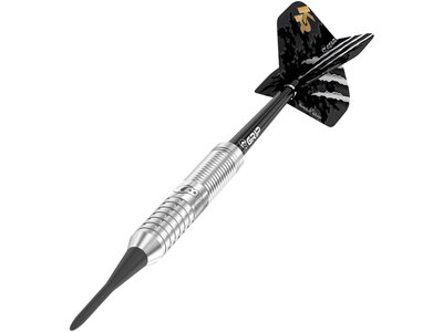 BULL'S Dartpfeil Krzysztof Ratajski Brass Silver Soft Dart Grau