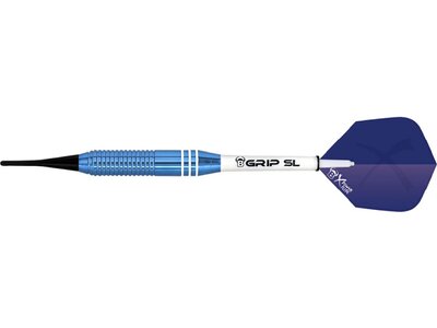 BULL'S Dartpfeil Wega Soft Dart Blau
