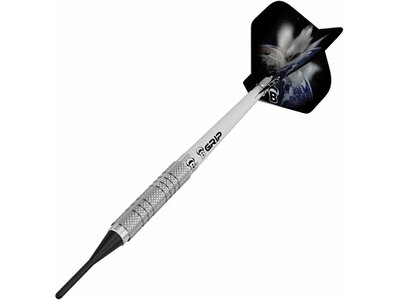 BULL'S Dartpfeil Meteor MT2 Soft Dart Silber