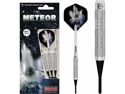 BULL'S Dartpfeil Meteor MT2 Soft Dart Silber