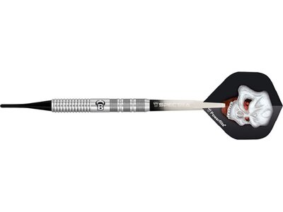 BULL'S Dartpfeil Phantom PT1 Soft Dart Silber