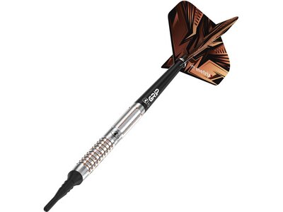 BULL'S Dartpfeil Adon Soft Dart Braun