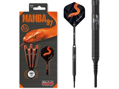 BULL'S Dartpfeil Mamba-97 M1 Soft Dart Schwarz