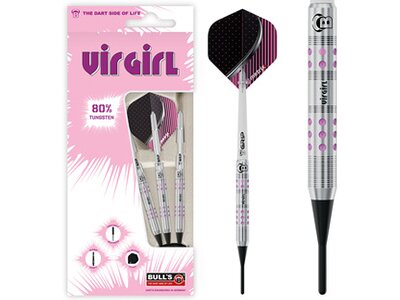 BULL'S Dartpfeil Virgirl VR1 Soft Dart Silber