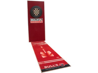 BULL'S Dartboard Carpet-Mat 180 red Rot