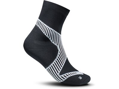 BAUERFEIND Herren Run Performance,Mid Cut Socks Schwarz