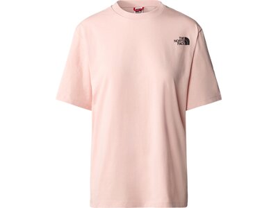 THE NORTH FACE Damen Shirt W RELAXED REDBOX TEE pink