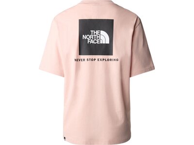 THE NORTH FACE Damen Shirt W RELAXED REDBOX TEE pink