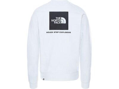 THE NORTH FACE Herren Sweatshirt M RAGLAN REDBOX CREW - NEW Weiß