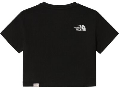 THE NORTH FACE Damen Shirt W CROP S/S TEE Schwarz