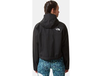 THE NORTH FACE Damen Regenjacke W CROP QUEST JKT Schwarz