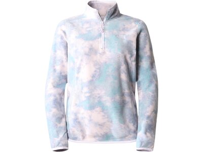 THE NORTH FACE Damen Pullover W 100 GLACIER 1/4 ZP Lila