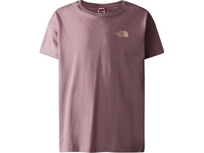 THE NORTH FACE Kinder Shirt G VERTICAL LINE S/S TEE Lila
