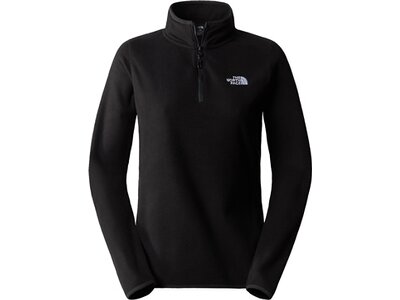 THE NORTH FACE Damen Rolli W 100 GLACIER 1/4 ZIP - EU Schwarz