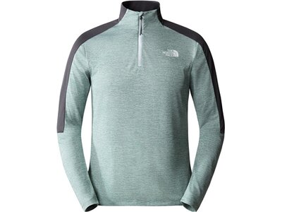 THE NORTH FACE Herren Rolli M MA 1/4 ZIP LS TEE Grau