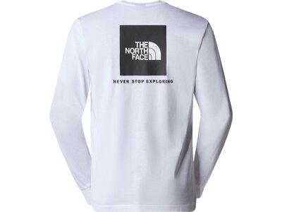 THE NORTH FACE Herren Shirt M L/S REDBOX TEE Weiß