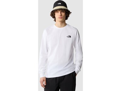 THE NORTH FACE Herren Shirt M L/S REDBOX TEE Weiß