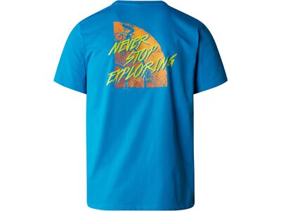 THE NORTH FACE Herren Shirt M FOUNDATION TRACKS GRAPHIC TEE Blau
