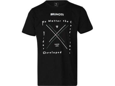 BRUNOTTI Herren Shirt Jahn-Logotypo Men T-shirt Schwarz