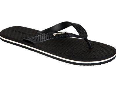 BRUNOTTI Herren Badeslipper Jaxson Schwarz