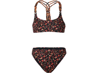 BRUNOTTI Kinder Bikini Lina-Flower Girls Bikini Schwarz