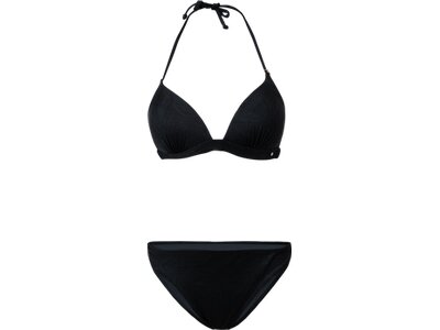 BRUNOTTI Damen Bikini Kohali-Leaves Schwarz