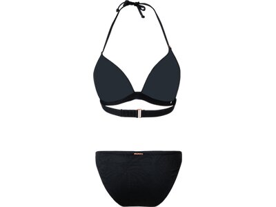 BRUNOTTI Damen Bikini Kohali-Leaves Schwarz