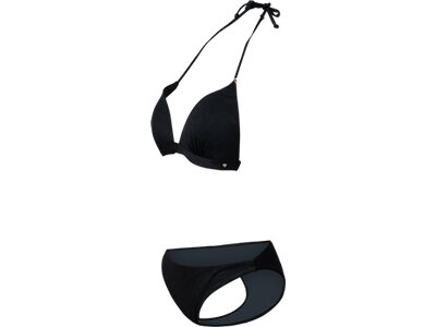 BRUNOTTI Damen Bikini Kohali-Leaves Schwarz