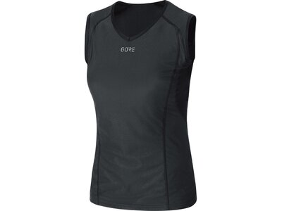 GORE® M Damen GORE® WINDSTOPPER® Base Layer Shirt ärmellos Schwarz