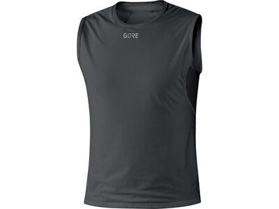 GORE® M GORE® WINDSTOPPER® Base Layer Shirt ärmellos Schwarz