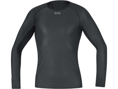 GORE® M GORE® WINDSTOPPER® Base Layer Shirt langarm Schwarz