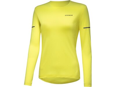 GORE WEAR Damen T-Shirt Contest 2.0 Langarm Shirt Damen Gelb