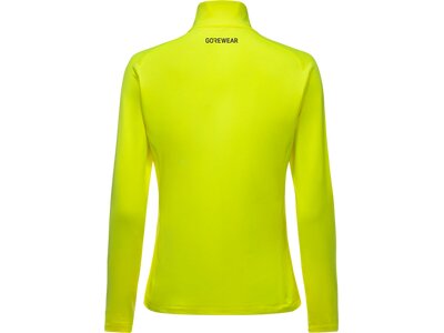 GORE WEAR Damen T-Shirt Everyday Mid 1/4-Zip Damen Gelb