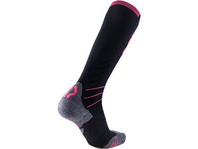 UNLEASH YOUR NATURE Damen Skisocken SKI EVO RACE Schwarz