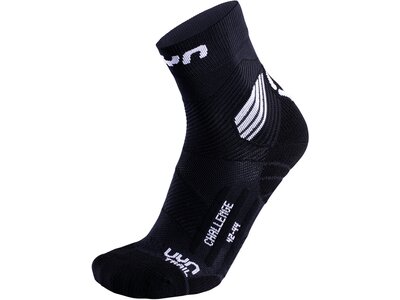 UNLEASH YOUR NATURE Herren Laufsocken RUN TRAIL CHALLENGE Schwarz