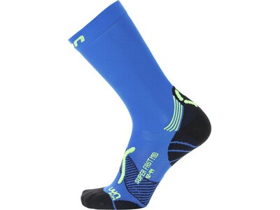 UYN Herren MAN RUN SUPER FAST MID SOCKS Blau