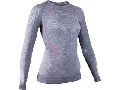 UNLEASH YOUR NATURE Damen Longsleeve AMBITYON UW SHIRT LG_SL MELANGE Grau