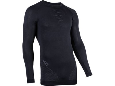 UNLEASH YOUR NATURE Herren Longsleeve FUSYON UW SHIRT LG_SL Schwarz