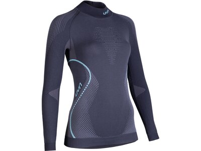 UNLEASH YOUR NATURE Damen Longsleeve EVOLUTYION UW SHIRT LG_SL TURTLE NECK Grau